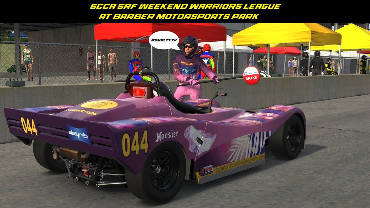 SCCA SRF Weekend Warriors League Race At Barber Motorsports Park