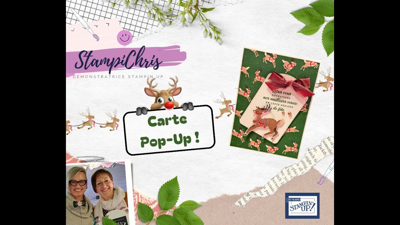 STAMPINUP CARTE POP-UP et SWAPS