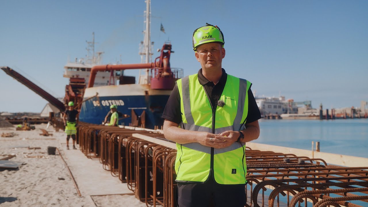 Tag med på byggepladsen: Kæmpe havneudvidelse i Rønne