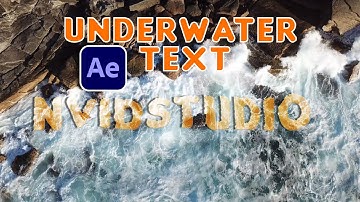 How to Create Realistic Underwater Text Effects with Displacement Map in After Effects