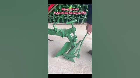Máy cày bánh xích mini máy xới đất nông nghiệp máy vun luống ngô đa năng