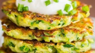 Пирожки-оладьи с ЗЕЛЕНЫМ ЛУКОМ на скорую руку!Супер быстро и вкусно!