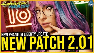 Cyberpunk 2077: NEW 2.01 UPDATE PATCH for Phantom Liberty DLC - Patch Notes