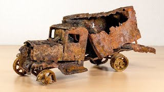 Restoration extreme rusty abandoned 1931´s car truck Rust