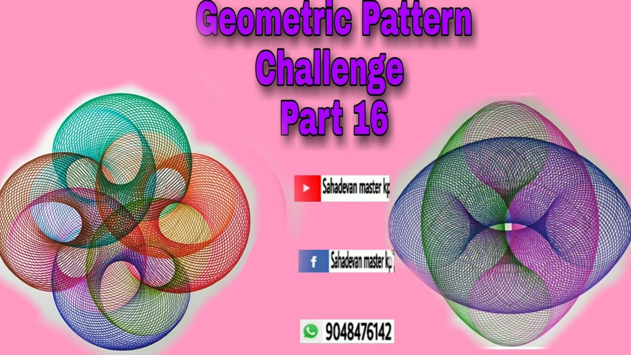 Math Challenge Pattern 5A. Geometric Pattern Challenge | Maths Club Activity | Maths Fair ...