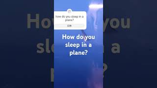 How Do You Sleep In A Plane flying japanairlines jal sleep