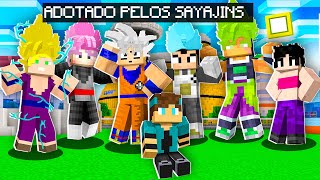 MINECRAFT... MAS EU FUI ADOTADO PELOS SAYAJINS de DRAGON BALL!