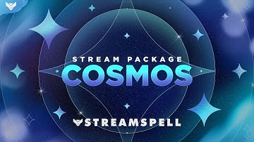 StreamSpell | Cosmos Stream Package │ Twitch Overlays for OBS Studio, Streamlabs