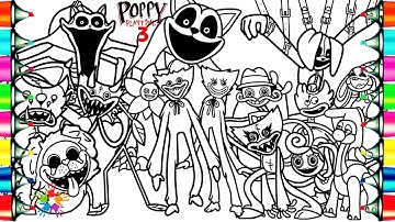 Poppy Playtime 1-3 Coloring Pages / How To Color Characters from Poppy Playtime Chapter 1-3  / NCS