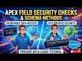 Apex Field Security Checks and Schema Methods