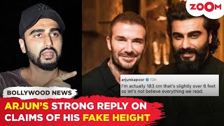 Arjun Kapoor SLAMS trollers for making fun of his height while posing with David Beckham. Information