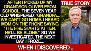 My 7-Year-Old Grandson Whispered: Grandpa, We Can't Go Home. I Heard Grandma Planning Something...