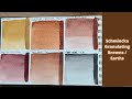 Schmincke Granulating Browns / Earths Watercolors