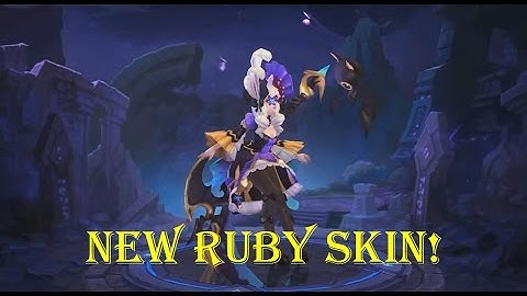 Mobile Legends - New Ruby Skin! ( Hidden Orchid Butterfly )