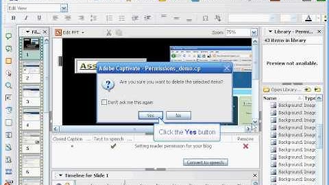 Deleting Unused Items in Captivate 4