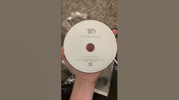 UNBOXING TTPD CD #swiftie #taylor #taylorswift #cds