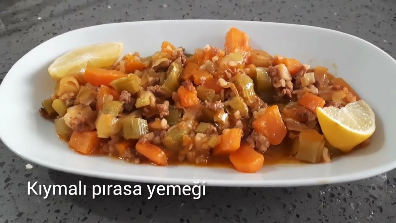 BU TARİFLE YAPIN  😍 Kıymalı Salçalı Pırasa Yemeği Tarifi 🍲