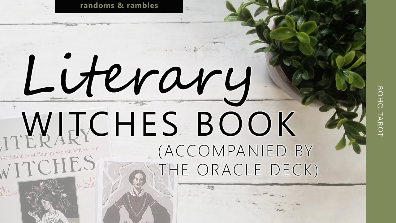 Literary Witches Book (accompanied by the oracle deck)