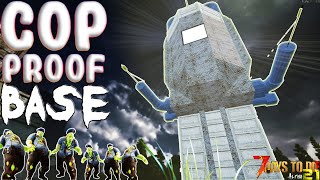 The 100% Cop Proof Blocks! Anti-Cop Horde Base Build Tips & Tricks – 7Days to Die Alpha 21 screenshot 1