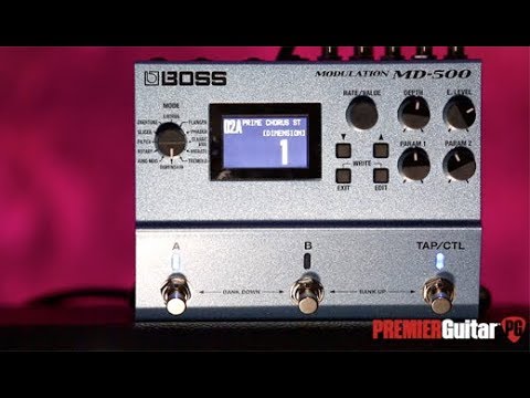 Få kontrol Total hektar Review Demo - Boss MD-500 Modulation - YouTube