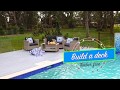 Build a pool deck. Timber free! Build a pool deck. Timber free!