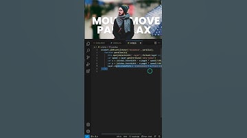 3D Mousemove Parallax | Vanilla Javascript #html5 #javascript #short