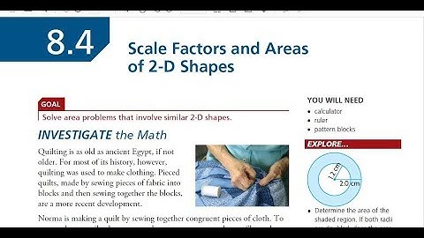 FM 20 8.4 Scale Factors and Areas of 2 D Shapes