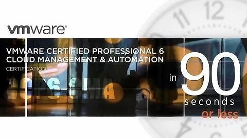 New VCP6-CMA certification from VMware