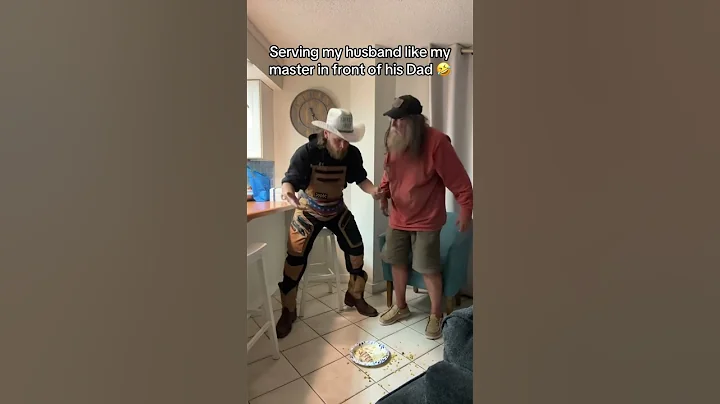 Serve my husband like a master in front of dad🤣#funny #funnyvideo #foryou #funnyprank