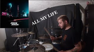 SallyDrumz - Attack Attack! - All My Life Drum Cover