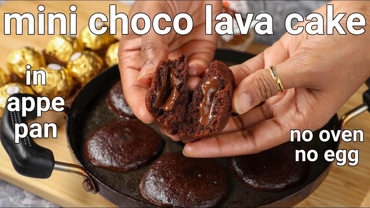 Mini Choco Lava Cake In Appam Pan