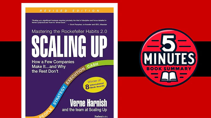 Scaling Up by Verne Harnish | How a few companies make it... and wht the rest don't | 5-min Summary