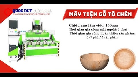MÁY TIỆN TÔ - CHÉN CNC | MÁY CHẾ BIẾN GỖ QUỐC DUY