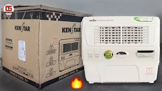 Kenstar Double Cool Dx 50litre Air Cooler with trolley (white) Unboxing & Review