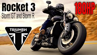 2024 Triumph Rocket 3 Storm GT and Storm R Motorcycle First Look