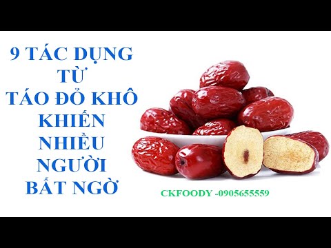 9 Tác Dụng Từ Táo Đỏ Khô Với Sức Khỏe Khiến Nhiều Người Bất Ngờ.(Ckfoody)