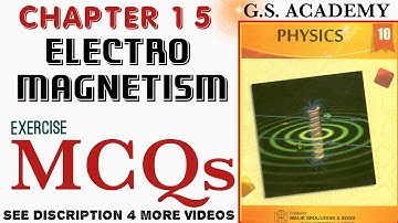 EXERCISE MCQS, CLASS 10, PHYSICS, CHAPTER 15, ELECTROMAGNITISM, GS Academy,