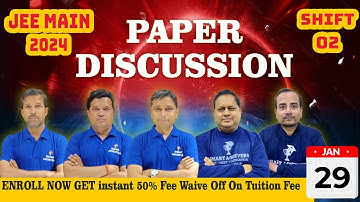 JEE Main 2024 Paper Solutions 29th Jan Shift 2 | JEE 2024 Paper Discussion #jee #jee2024