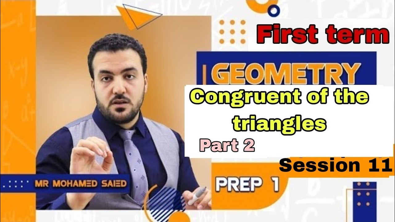Congruent of the triangles part 2/ prep 1 geometry - YouTube