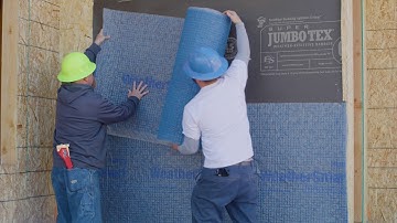 Install Detail - WeatherSmart® Rainscreen over Super Jumbo Tex® 60 Minute
