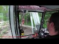 Takeuchi TB 290-2 - vrtání pilotů - cab view
