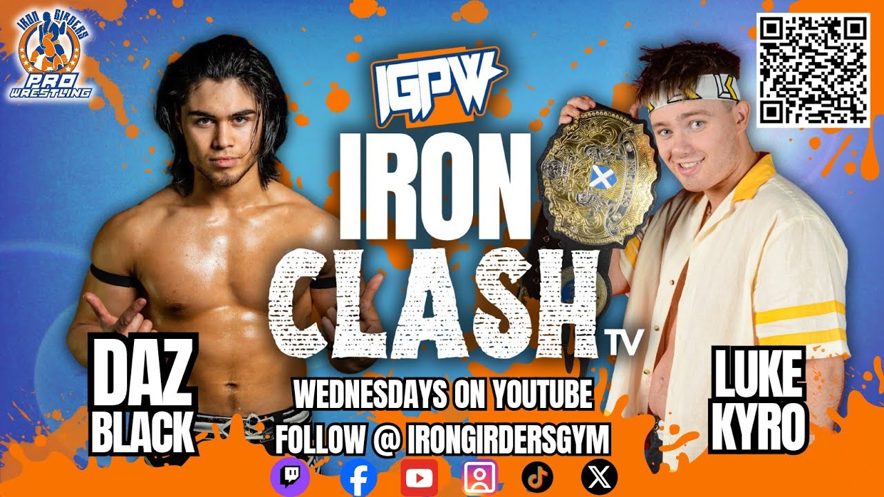 IGPW Iron Clash TV | IGPW Title Bout | Daz Black vs Luke Kyro