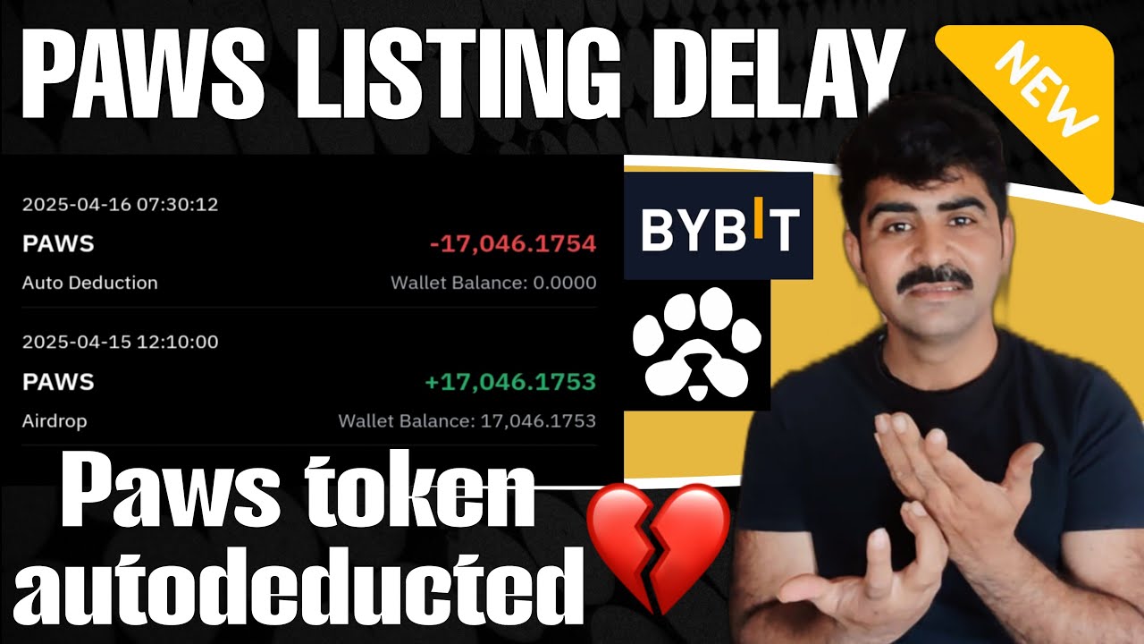PAWS Bybit Update!Our $PAWS tokens got reversed/removed and will be redistribute Paws return token