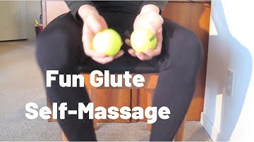 Glute Hamstring Self-Massage on Tennis Balls: Do It While You View It