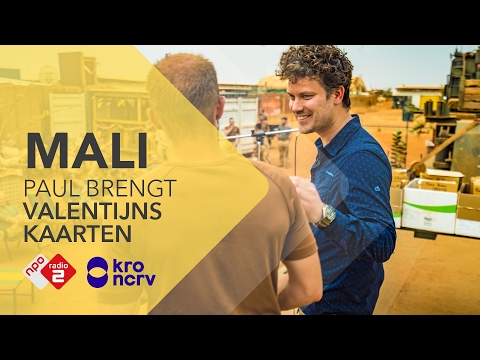 Paul deelt Valentijnskaarten uit aan onze jongens! - Wout2Day: Missie Mali | NPO Radio 2