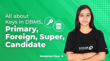 Keys in DBMS | Primary Key, Foreign Key, Super Key, Candidate Key | DBMS Tutorial for Beginners 2023