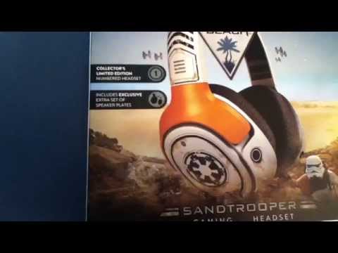 터틀 비치 한정판 Star Wars Battlefront Sandtrooper 헤드셋 개봉기