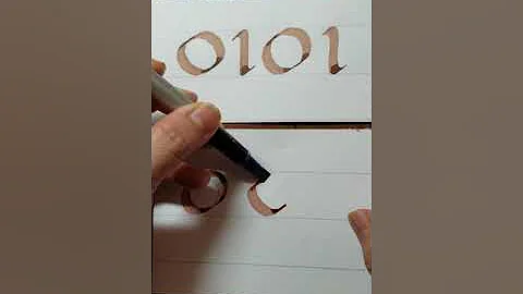 Using a parallel pen with my left hand