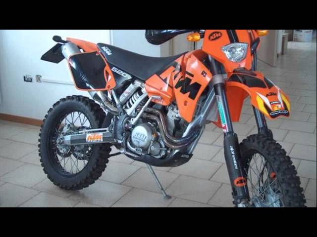 2001 ktm 520 exc - YouTube