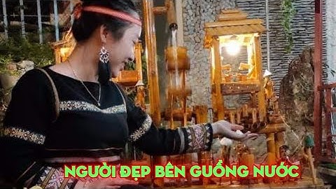 Mê mẩn với guồng nước 19 người làm từ tre. Zalo Thanh 0916.563.463